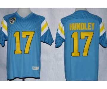 UCLA Bruins #17 Brett Hundley Light Blue Jersey