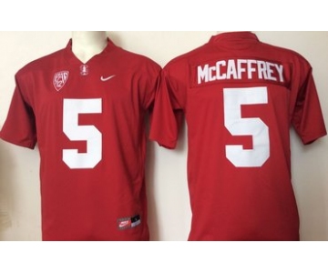 Stanford Cardinal 5 Christian McCaffrey Red College Football Jersey