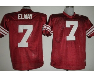 Stanford Cardinals #7 Elways Red Jersey