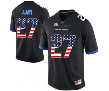 Boise State Broncos 27 Jay Ajayi Black USA Flag College Football Jersey