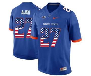 Boise State Broncos 27 Jay Ajayi Blue USA Flag College Football Jersey