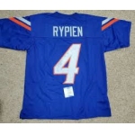 Mens Boise State Broncos #4 Brett Rypien Nike Royal College Football Jersey