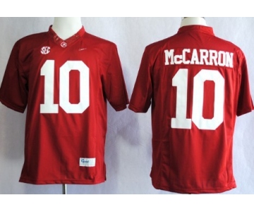 Alabama Crimson Tide #10 A.J. McCarron 2014 Red Limited Jersey