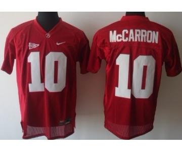 Alabama Crimson Tide #10 A.J. McCarron Red Jersey