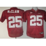 Alabama Crimson Tide #25 McClain Red Jersey