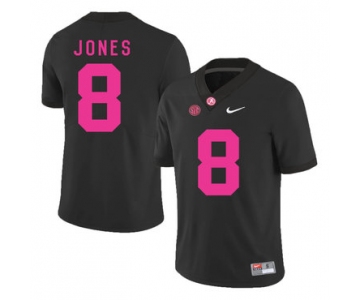 Alabama Crimson Tide 8 Julio Jones Black 2017 Breast Cancer Awareness College Football Jersey