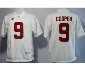 Alabama Crimson Tide #9 Amari Cooper 2014 White Limited Jersey