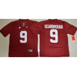 Men's Alabama Crimson Tide #9 Bo Scarbrough Red Limited Stitched College Football Nike NCAA Jersey
