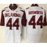 Men's Oklahoma Sooners #44 Brian Bosworth White 2016 College Football Nike Limited Jersey