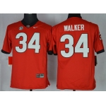 Georgia Bulldogs #34 Herschel Walker 2014 Red Limited Jersey