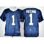 Penn State Natty Lions #1 Joe Paterno Navy Blue Jersey