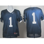 Penn State Natty Lions #1 Navy Blue Jersey