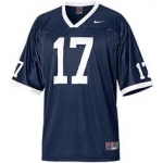 Penn State Nittany Lions #17 Navy Blue Jersey