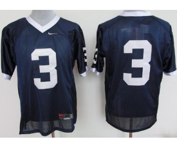 Penn State Nittany Lions #3 Navy Blue Jersey