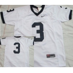 Penn State Nittany Lions #3 White Jersey