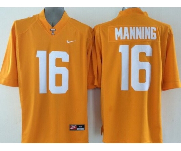 Men's Tennessee Volunteers #16 Peyton Manning Orange 2015 NCAA Football Nike Jersey