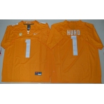 Tennessee Vols #1 Jalen Hurd Dobbs Orange College Jersey