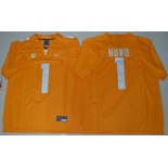 Tennessee Vols #1 Jalen Hurd Dobbs Orange College Jersey