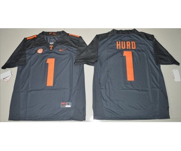 Tennessee Vols #1 Jalen Hurd Grey Limited Stitched NCAA Jersey