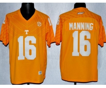 Tennessee Volunteers #16 Peyton Manning 2013 Orange Jersey