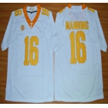 Tennessee Volunteers #16 Peyton Manning White 2015 College Football Jersey
