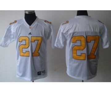 Tennessee Volunteers #27 Arian Foster White Jersey