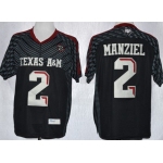 Texas A&M Aggies #2 Johnny Manziel 2013 Black Jersey