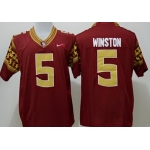 Florida State Seminoles #5 Jameis Winston 2014 Red Limited Jersey