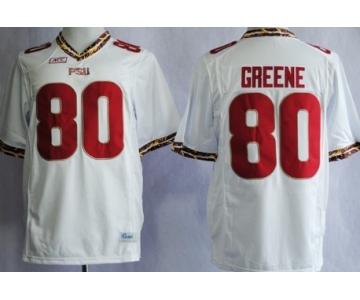 Florida State Seminoles #80 Rashad Greene 2013 White Jersey