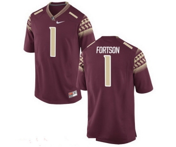 Men's Florida State Seminoles #1 Jarmon Fortson Red Stitched College Football 2016 Nike NCAA Jersey