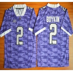 TCU Horned Frogs #2 Trevone Boykin Purple 2015 College Football Jersey