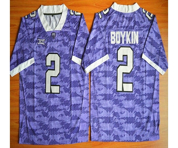 TCU Horned Frogs #2 Trevone Boykin Purple 2015 College Football Jersey