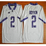 TCU Horned Frogs #2 Trevone Boykin White 2015 College Football Jersey