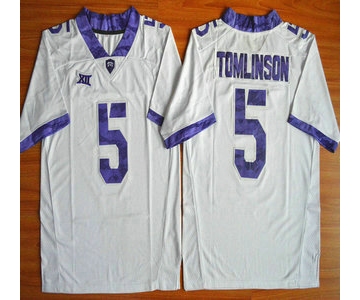 TCU Horned Frogs #5 LaDainian Tomlinson White 2015 College Football Jersey