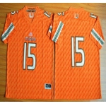 Miami Hurricanes #15 Brad Kaaya Orange 2015 College Football Jersey