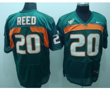 Miami Hurricanes #20 Reed Green Jersey