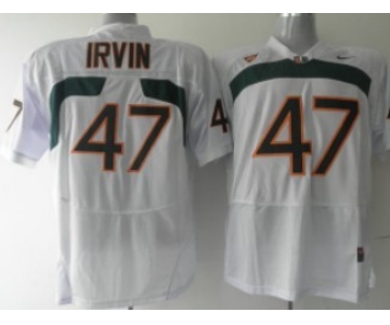 Miami Hurricanes #47 Irvin White Jersey