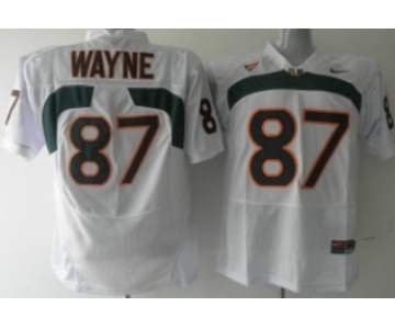 Miami Hurricanes #87 Wayne White Jersey