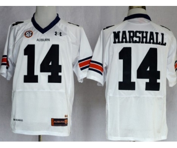 Auburn Tigers #14 Nick Marshall White Jersey