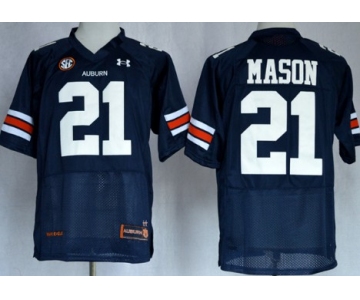 Auburn Tigers #21 Tre Mason Navy Blue Jersey