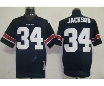 Auburn Tigers #34 Bo Jackson Navy Blue Jersey