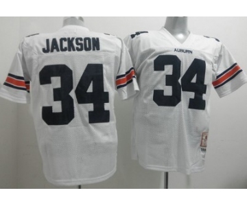 Auburn Tigers #34 Bo Jackson White Jersey