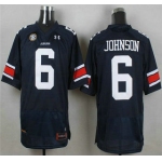 Auburn Tigers #6 Jeremy Johnson Navy Blue College Football Under Armour Jersey