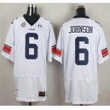 Auburn Tigers #6 Jeremy Johnson White College Football Under Armour Jersey