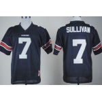 Auburn Tigers #7 Pat Sullivan Navy Blue Jersey