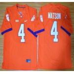 Clemson Tigers #4 Deshaun Watson Orange College Football Nike Limited Jersey