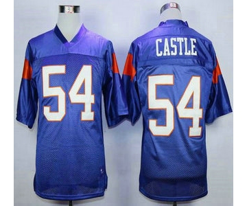 Blue Mountain State #54 Thad Castle Blue 2015 College Football Jersey