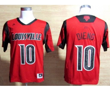 Louisville Cardinals #10 Gorgui Dieng 2013 March Madness Red Jersey