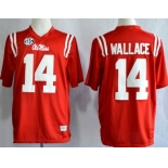 Ole Miss Rebels #14 Bo Wallace 2013 Red Jersey