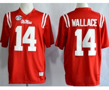 Ole Miss Rebels #14 Bo Wallace 2013 Red Jersey